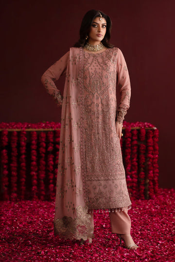 Emaan Adeel | Nooresha Formals 25 | Shaheena - Designer Dress with Intricate embroidery and embellishments. Shop elegent wedding dress at Maria Faisal.