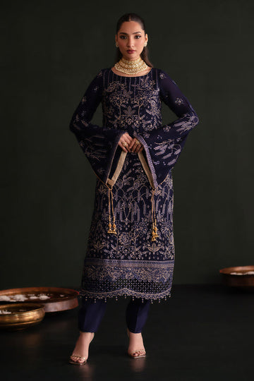 Emaan Adeel | Nooresha Formals 25 | Zarifa - Designer Dress with Intricate embroidery and embellishments. Shop elegent wedding dress at Maria Faisal.