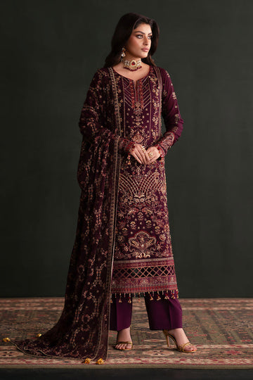 Emaan Adeel | Nooresha Formals 25 | Jenan - Designer Dress with Intricate embroidery and embellishments. Shop elegent wedding dress at Maria Faisal.