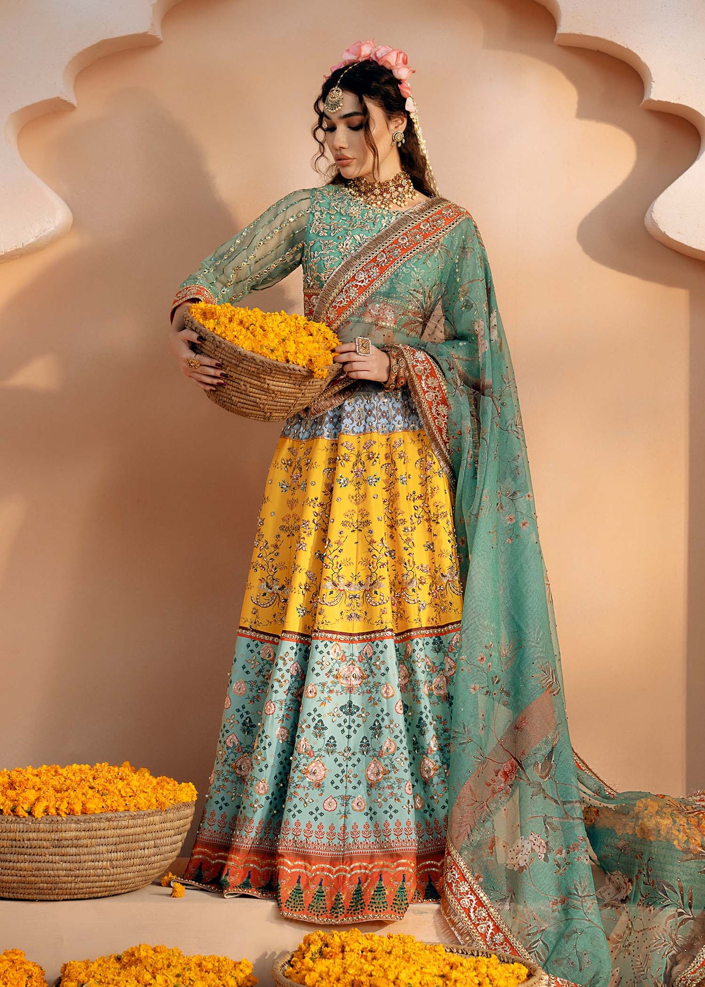 Fozia Khalid | Chamakh Dhamakh Wedding Festivity | Shagun by Maria Faisal - Registered Vendor of : Fozia Khalid - type : Ladies Clothes - 100% original wedding dresses