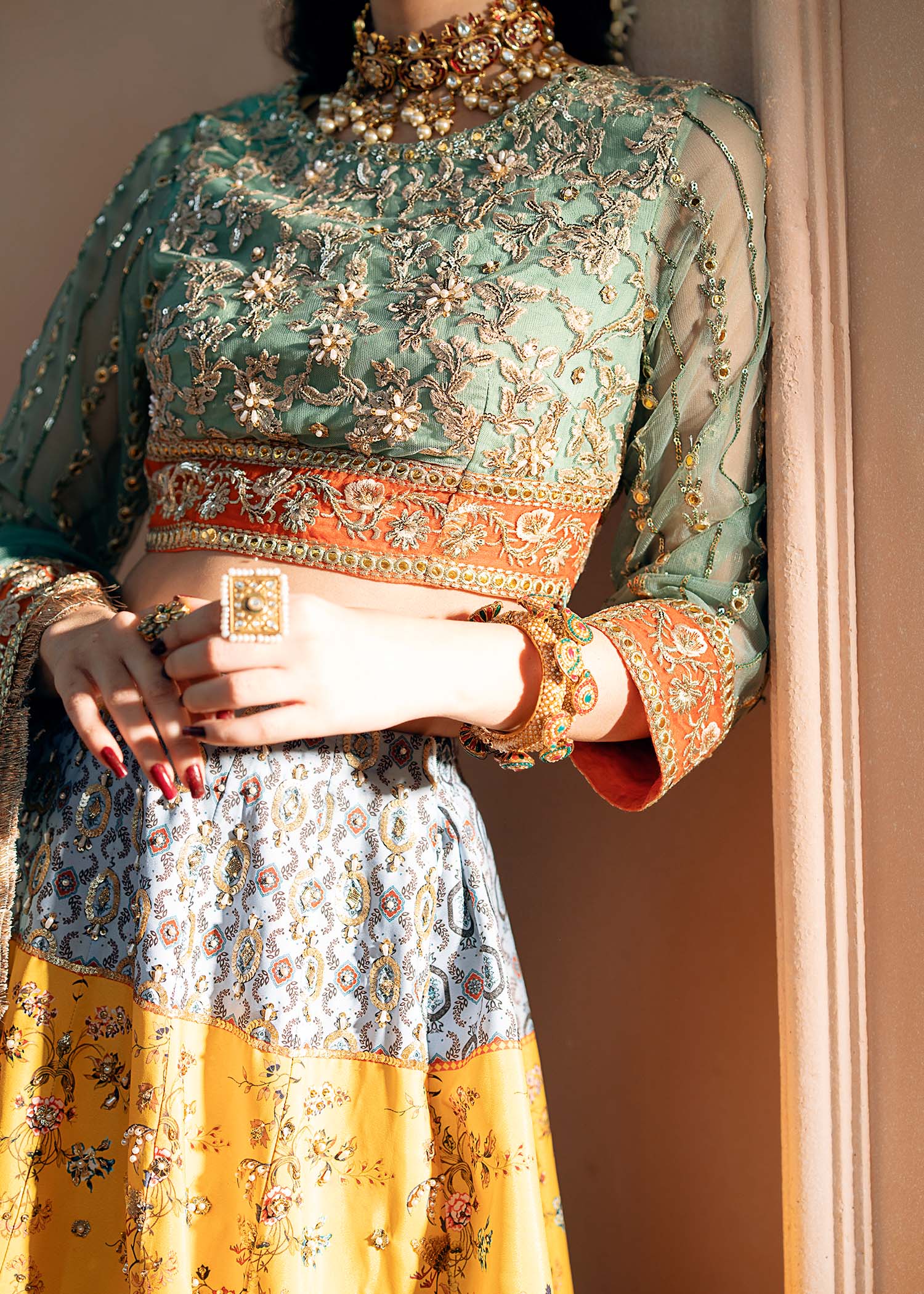 Fozia Khalid | Chamakh Dhamakh Wedding Festivity | Shagun by Maria Faisal - Registered Vendor of : Fozia Khalid - type : Ladies Clothes - 100% original wedding dresses