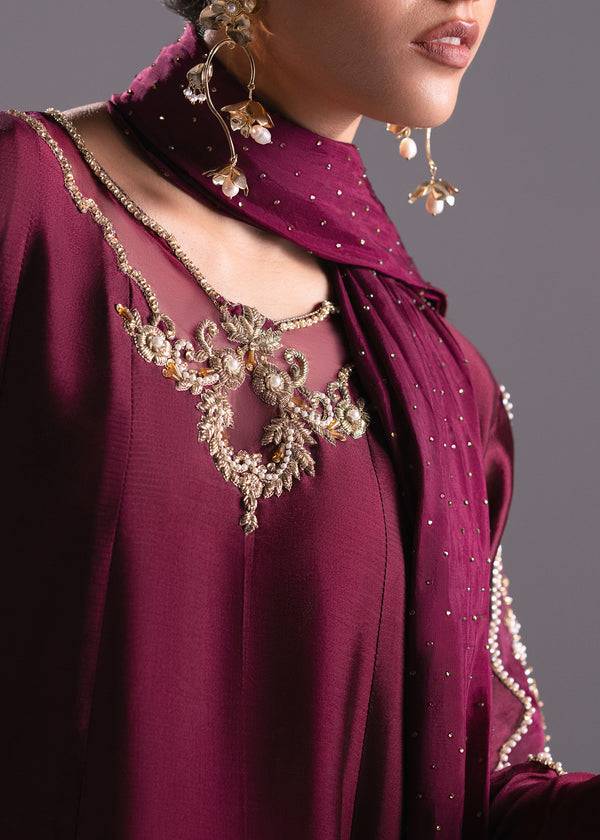 Mehak Yaqoob | Enchante The Luxe Edit | Garnet by Maria Faisal - Registered Vendor of : Mehak Yaqoob - type : Ladies Clothes - 100% original wedding dresses