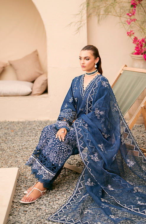 Emaan Adeel | Navaeh Luxury Pret | LYRA - Designer Dress with Intricate embroidery and embellishments. Shop elegent wedding dress at Maria Faisal.