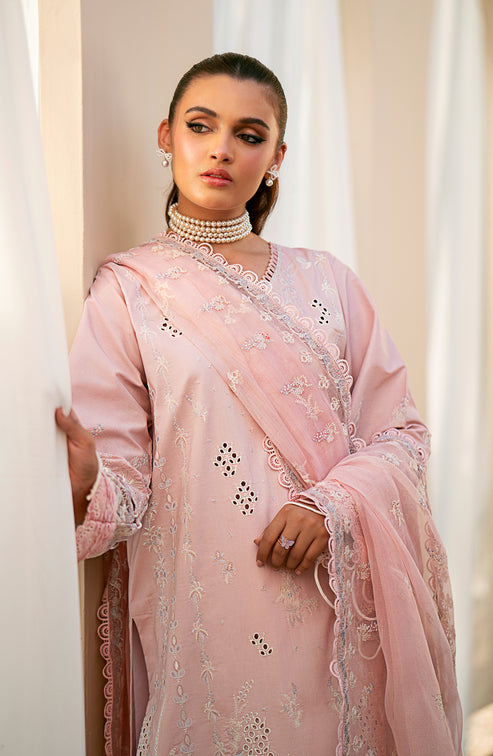 Emaan Adeel | Navaeh Luxury Pret | ZARIA - Designer Dress with Intricate embroidery and embellishments. Shop elegent wedding dress at Maria Faisal.