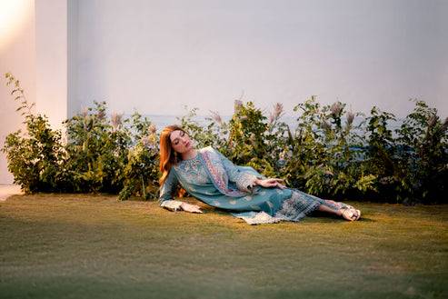 Aabyaan | Shezlin Chikankari Ramadan Edit 25 | SIBEL (AR-08) by Maria Faisal - Registered Vendor of : Aabyaan - type : Ladies Clothes - 100% original wedding dresses