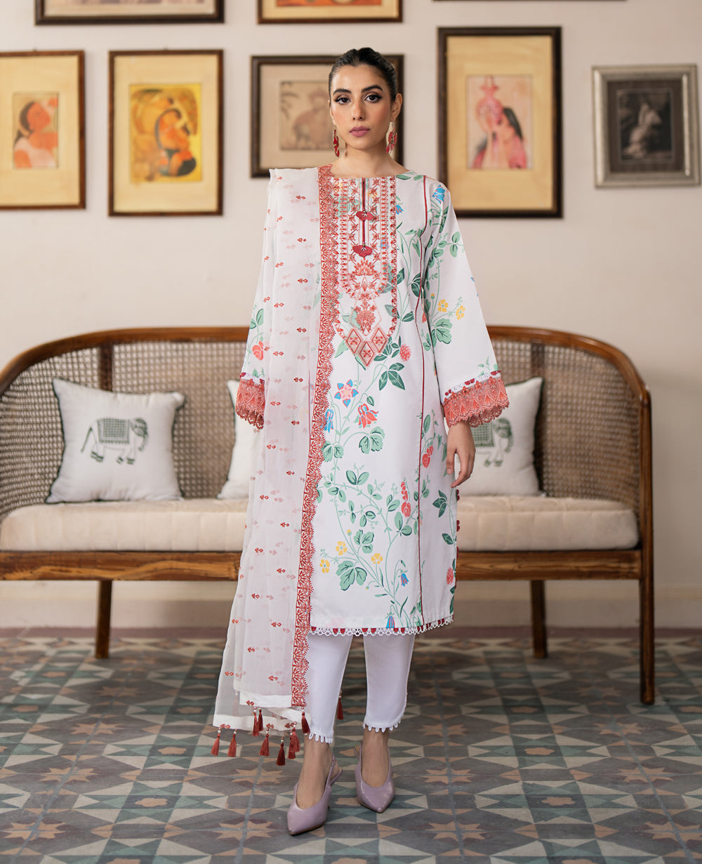 Xenia Formals | Summer Soiree Lawn | PAULO - Waniyas