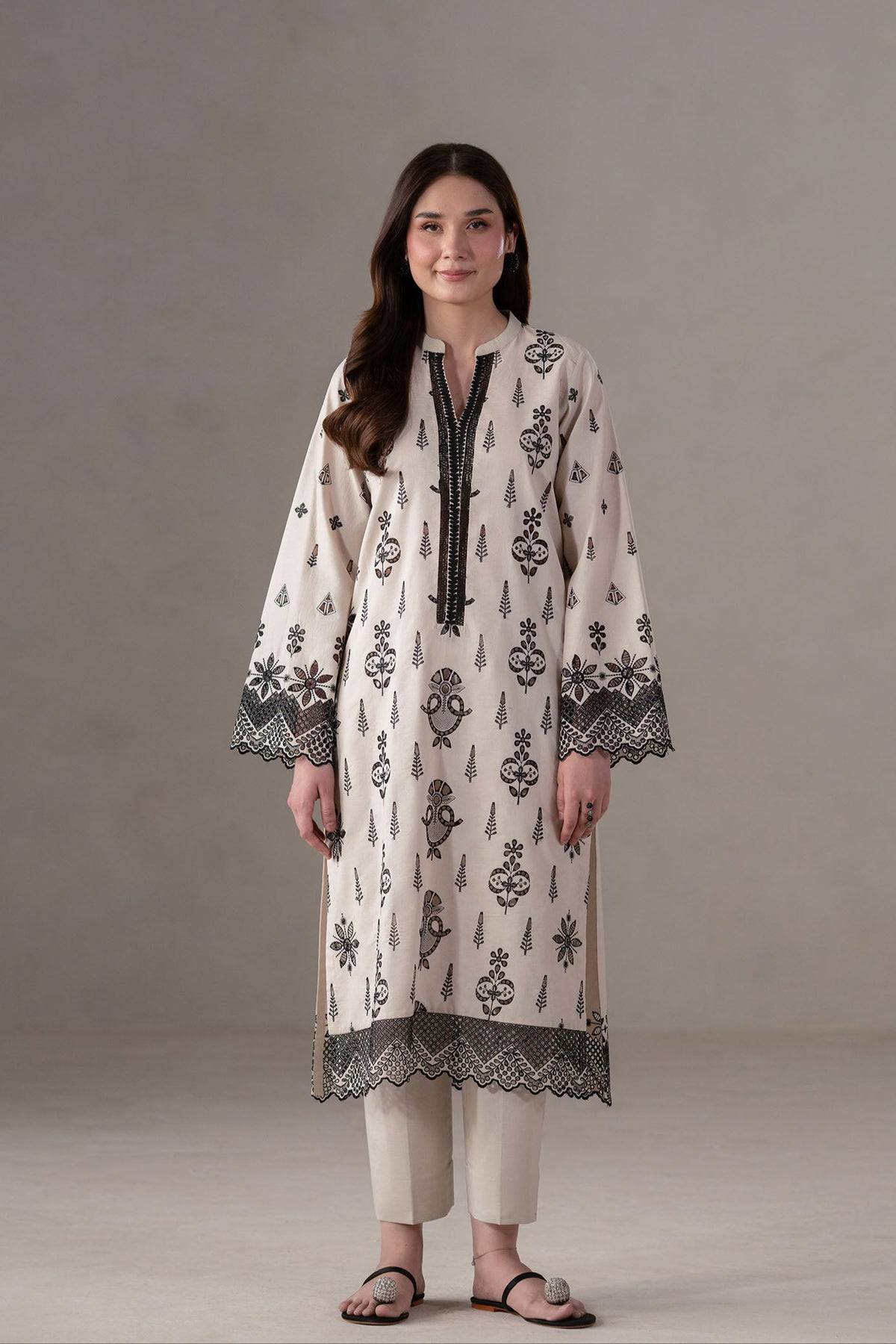 Akbar Aslam | Pret Lawn | Slate by Maria Faisal - Registered Vendor of : Akbar Aslam - type : - 100% original wedding dresses