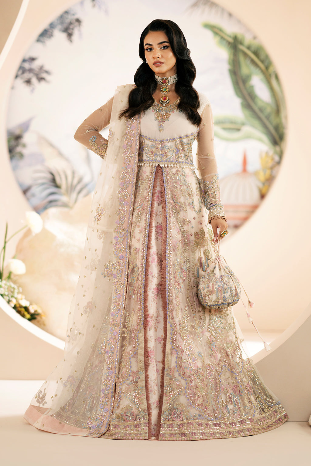 AJR Couture | Festive Formals 24 | Amaryllis - Pakistani Designer Dress - Maria Faisal