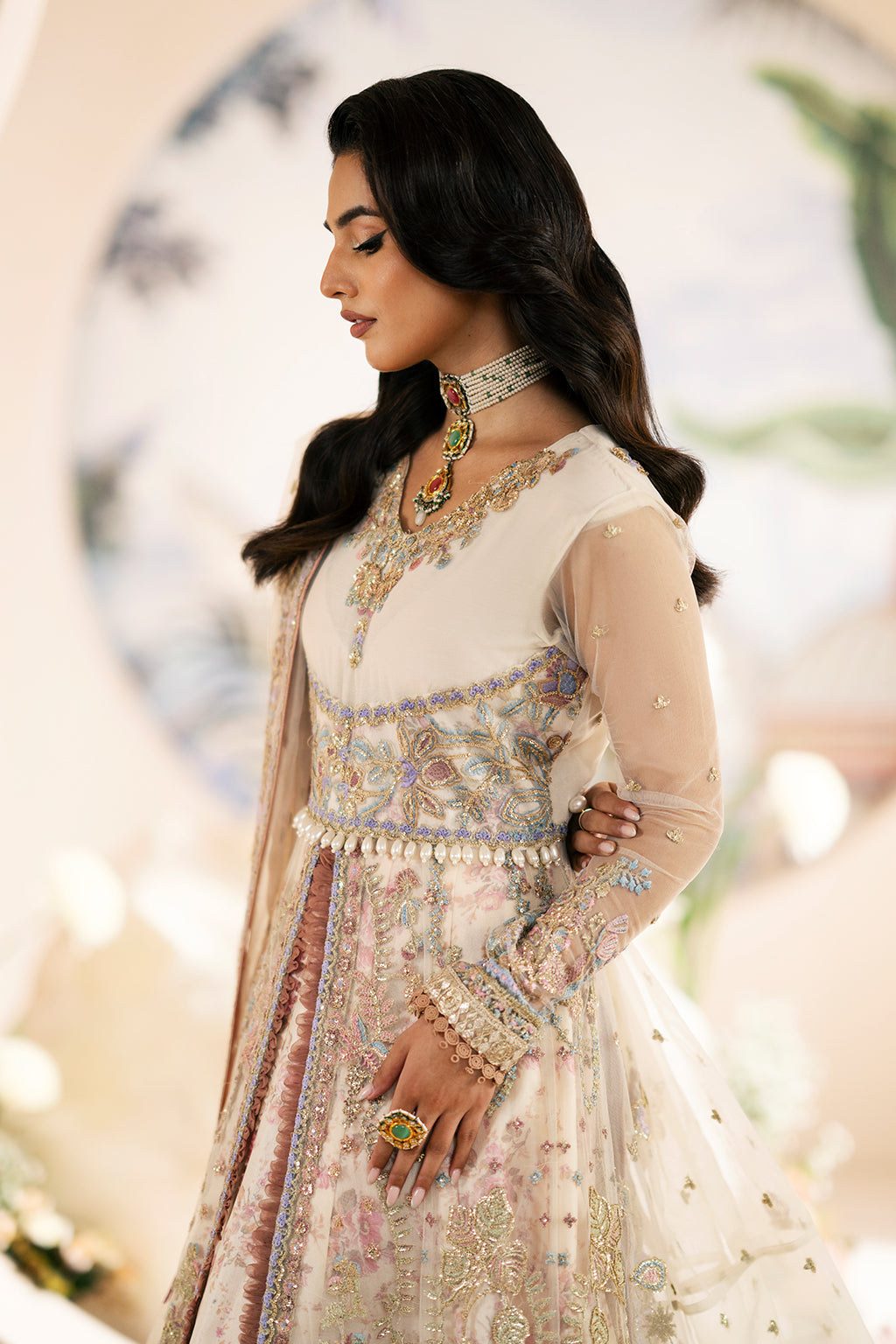 AJR Couture | Festive Formals 24 | Amaryllis - Pakistani Designer Dress - Maria Faisal