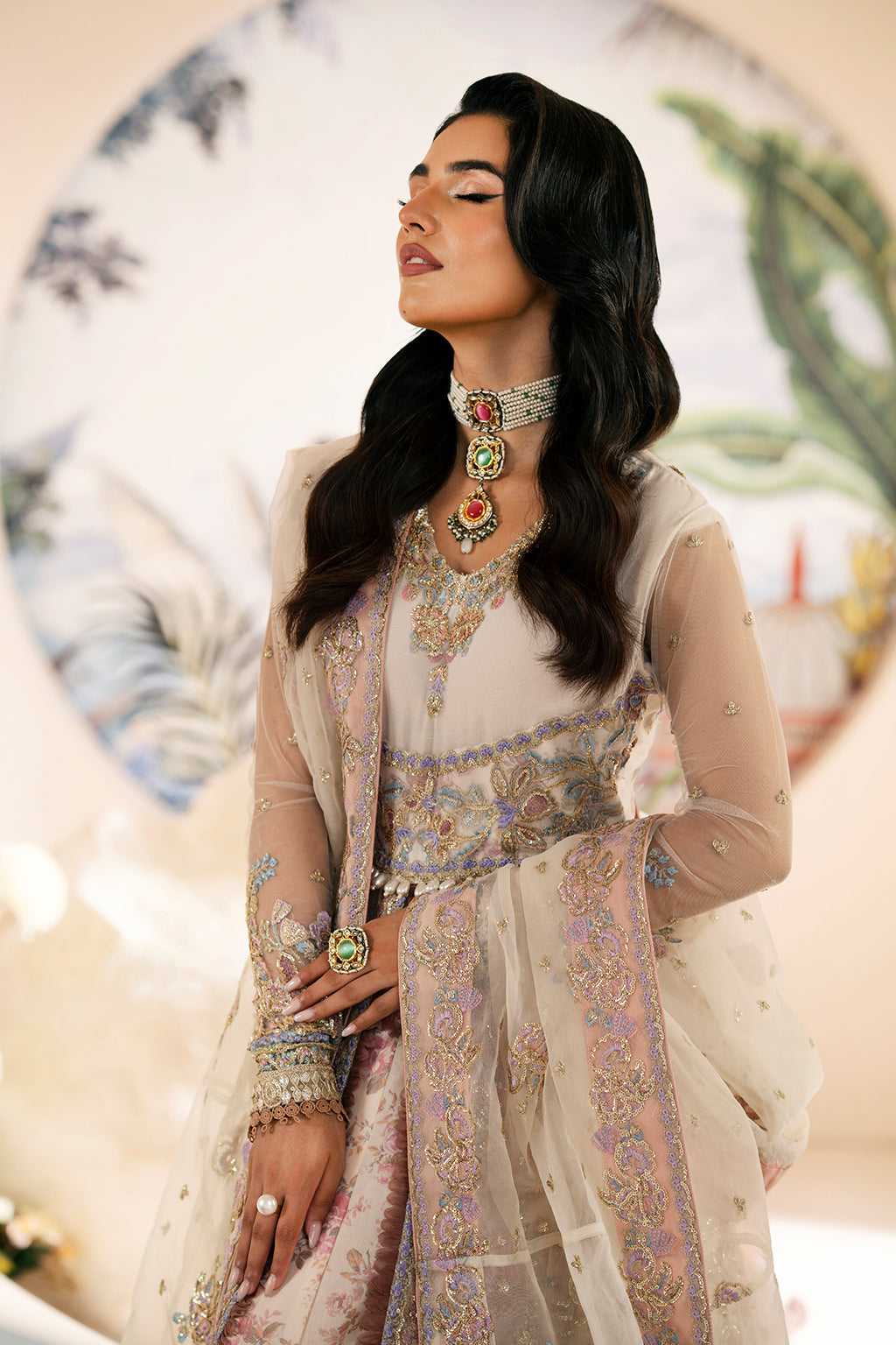 AJR Couture | Festive Formals 24 | Amaryllis - Pakistani Designer Dress - Maria Faisal