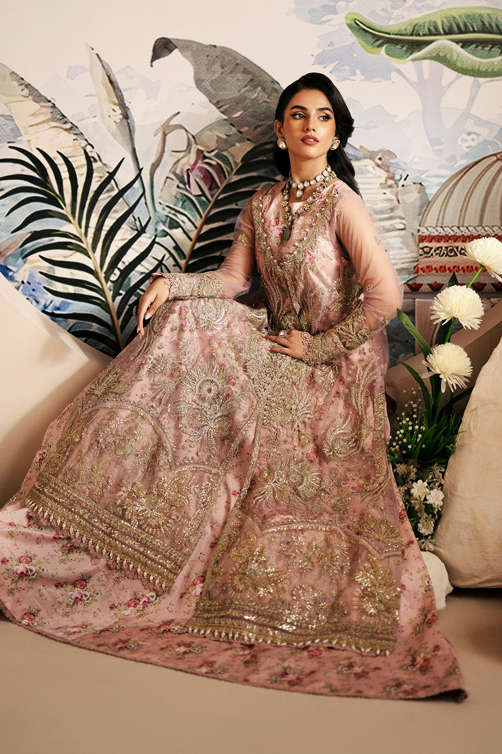 AJR Couture | Festive Formals 24 | Begonia - Pakistani Designer Dress - Maria Faisal
