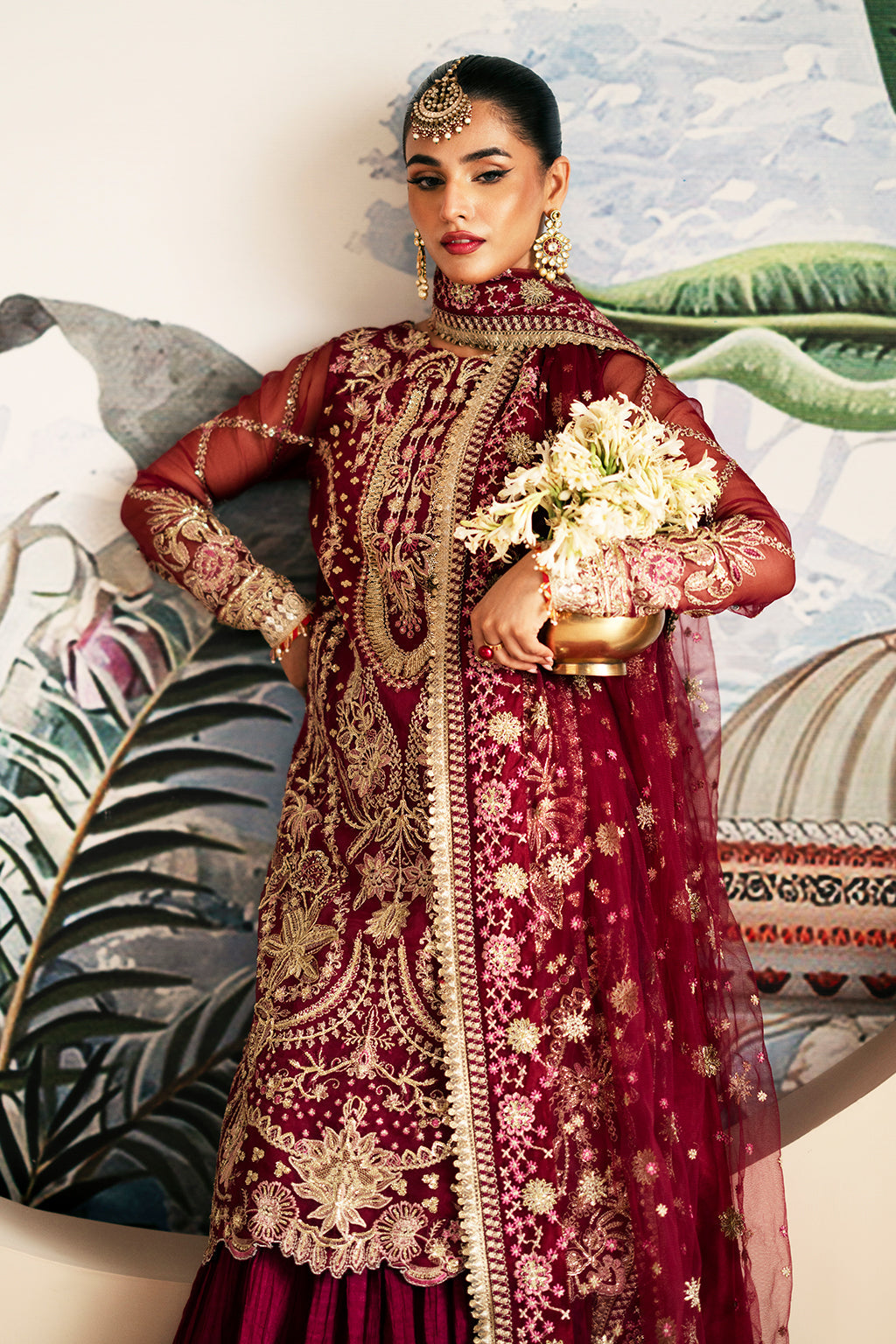 AJR Couture | Festive Formals 24 | Zinnia - Pakistani Designer Dress - Maria Faisal