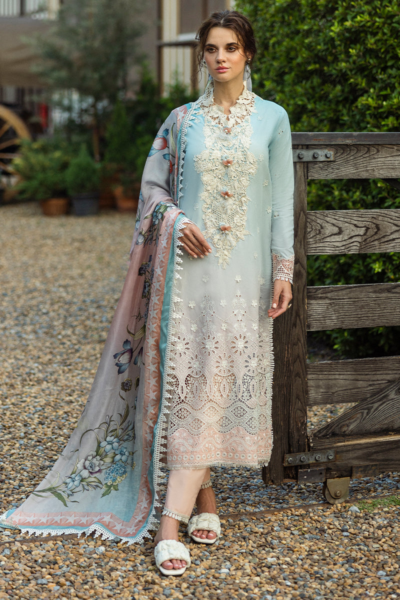 Mushq | Solace Ombre Chikankari | Casa by Maria Faisal - Registered Vendor of : Mushq - type : Ladies Clothes - 100% original wedding dresses