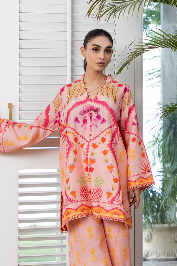 Mina Hassan | Signature Prints | Pink Aura