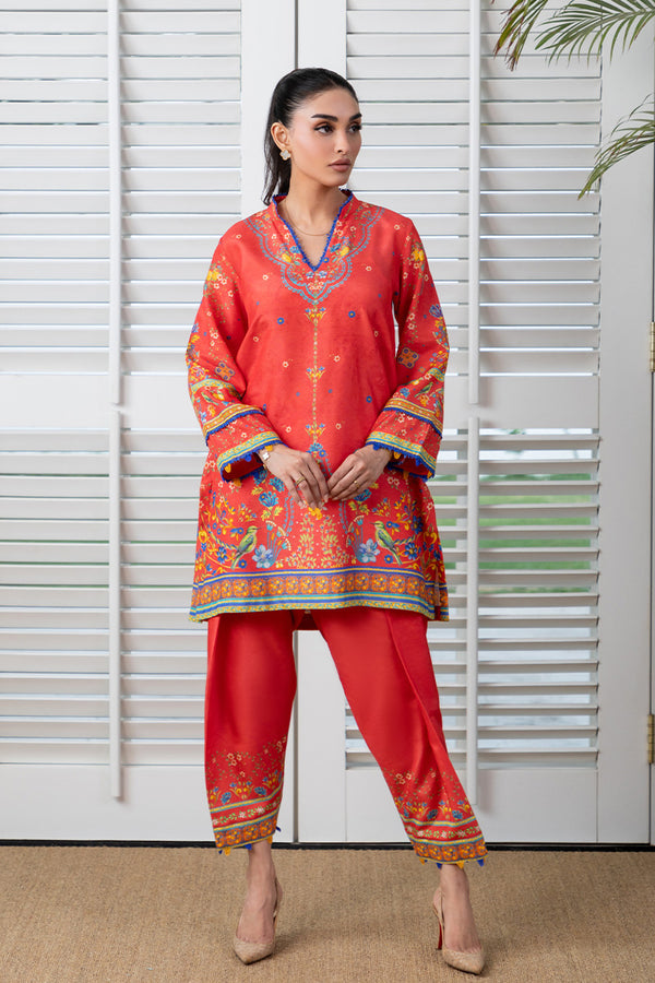 Mina Hassan | Signature Prints | Lemon Affair - Ladies Clothes - Maria Faisal