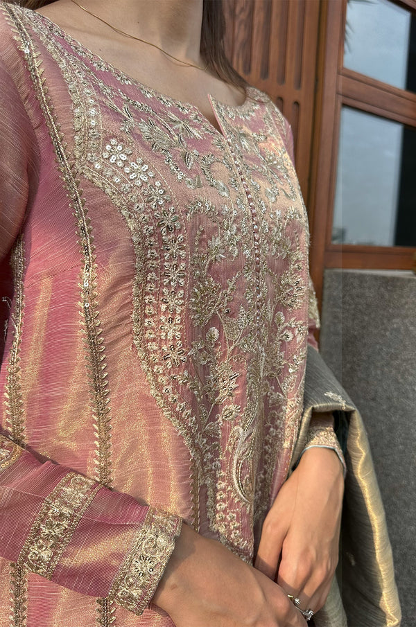 Maryum N Maria | Farisha Formals| OCEANE - MW40092 - Ladies Clothes - Maria Faisal