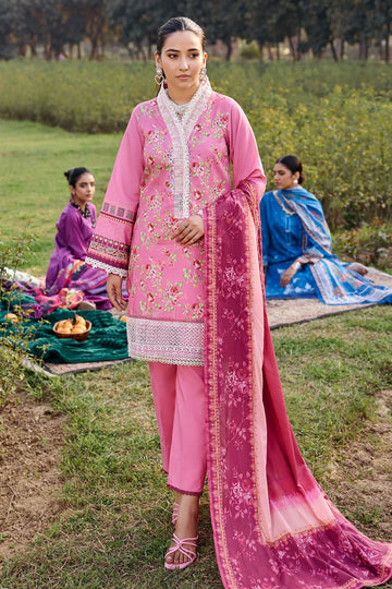 Motifz | Umang Lawn | 3552-BEYZA - Designer Dress with Intricate embroidery and embellishments. Shop elegent wedding dress at Maria Faisal.