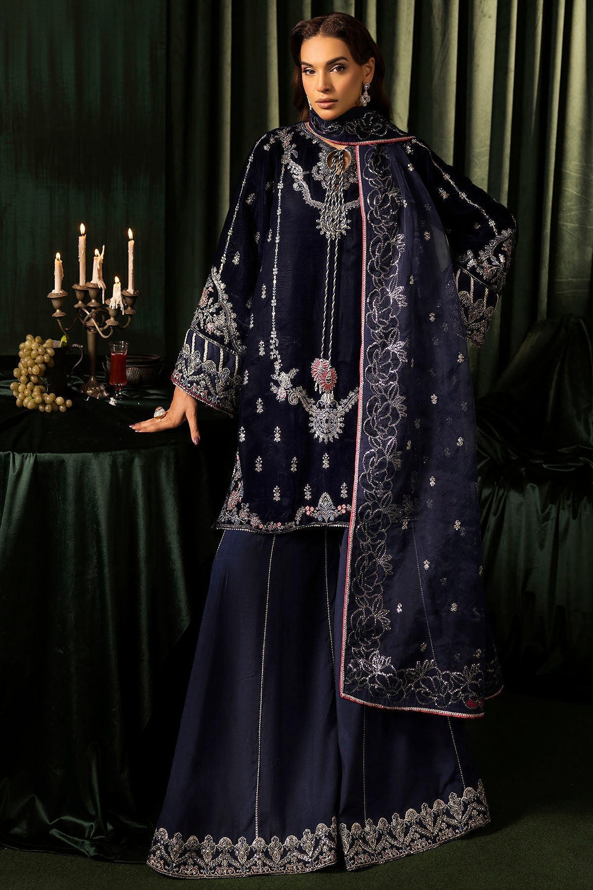 Motifz | Velvet Formals | 5092-AAIRA - Ladies Clothes - Maria Faisal