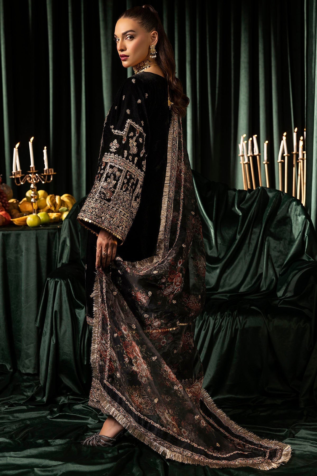 Motifz | Velvet Formals | 5097-TANISHA - Ladies Clothes - Maria Faisal