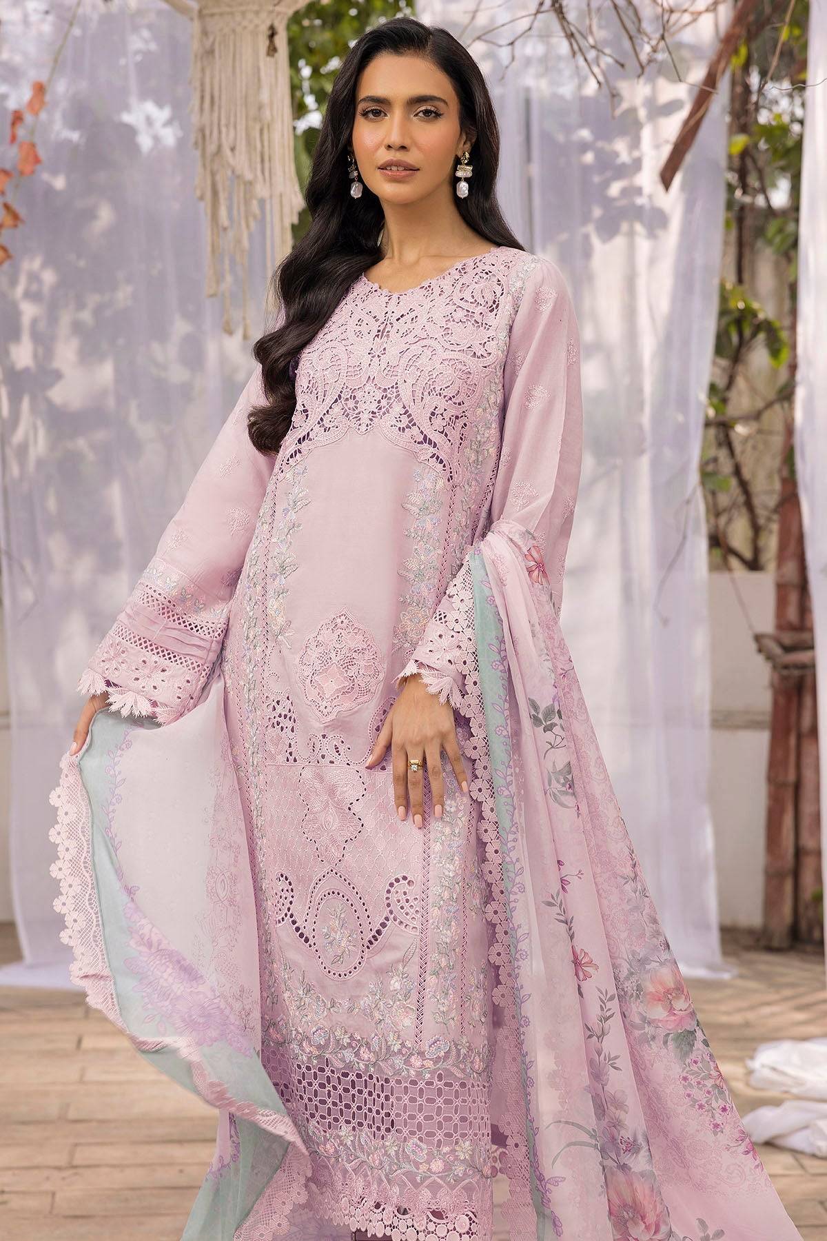 Motifz | Premium Lawn 25 | 5312-AVELINE by Maria Faisal - Registered Vendor of : Motifz - type : Ladies Clothes - 100% original wedding dresses