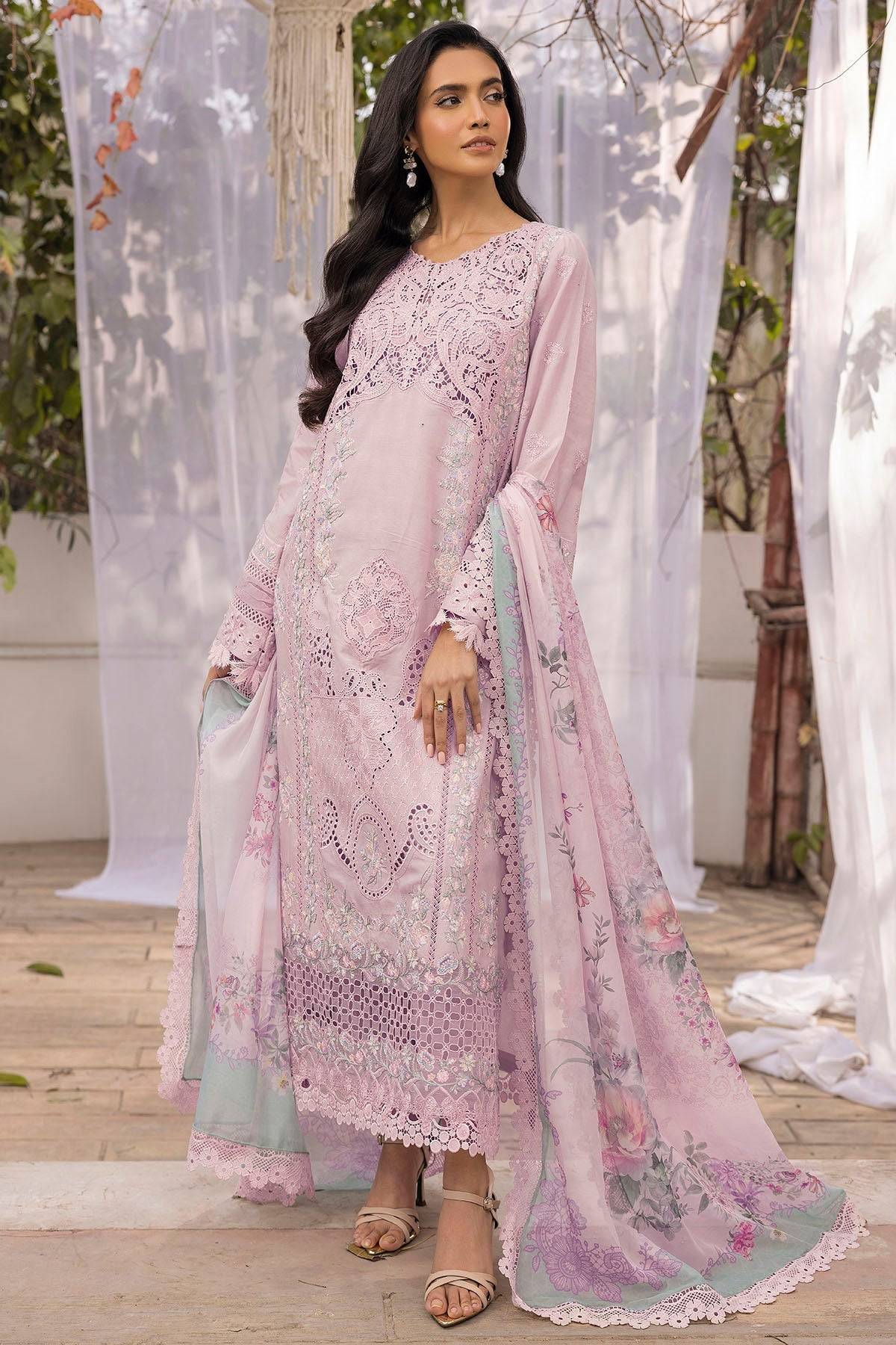 Motifz | Premium Lawn 25 | 5312-AVELINE by Maria Faisal - Registered Vendor of : Motifz - type : Ladies Clothes - 100% original wedding dresses