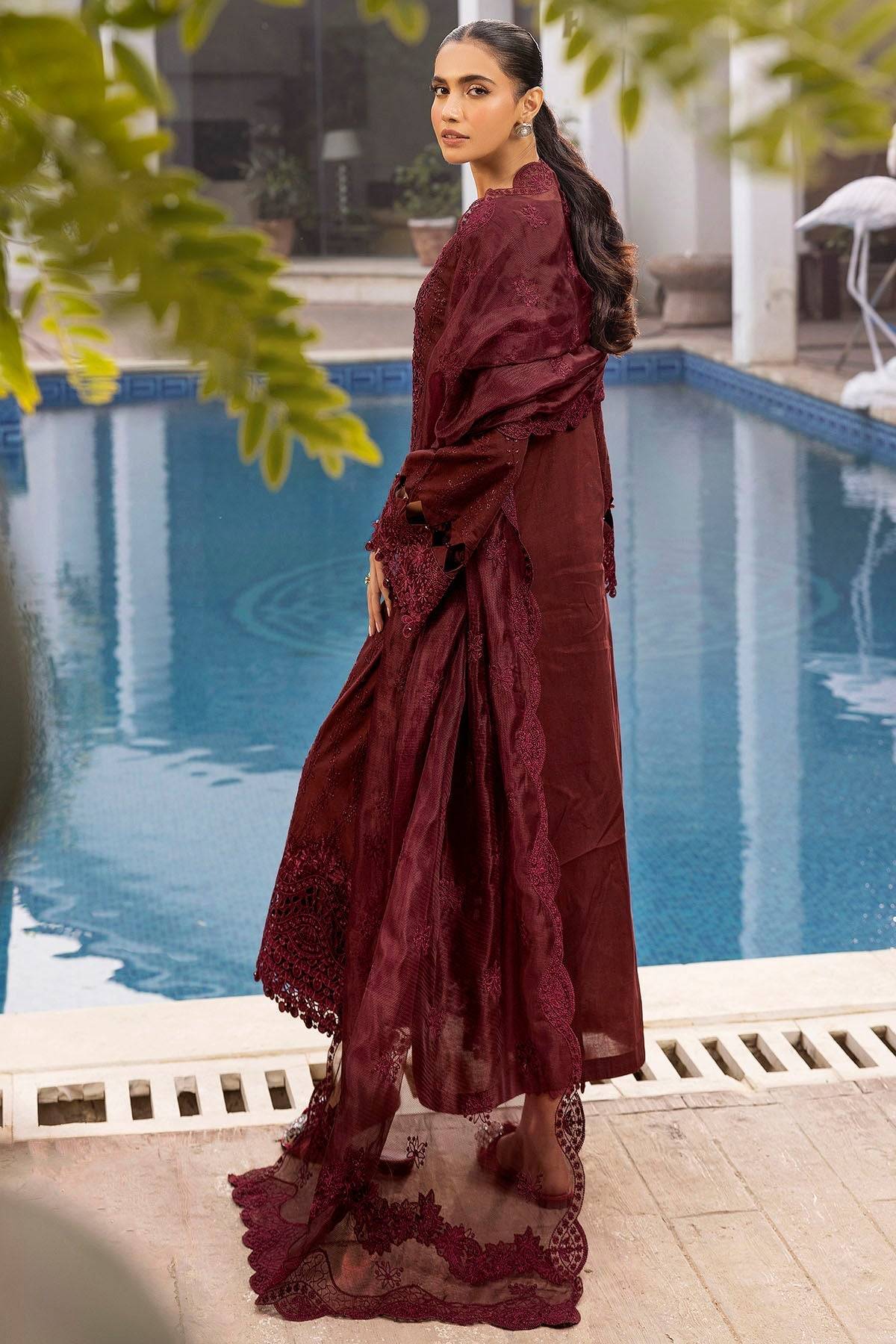 Motifz | Premium Lawn 25 | 5313-SABINE by Maria Faisal - Registered Vendor of : Motifz - type : Ladies Clothes - 100% original wedding dresses