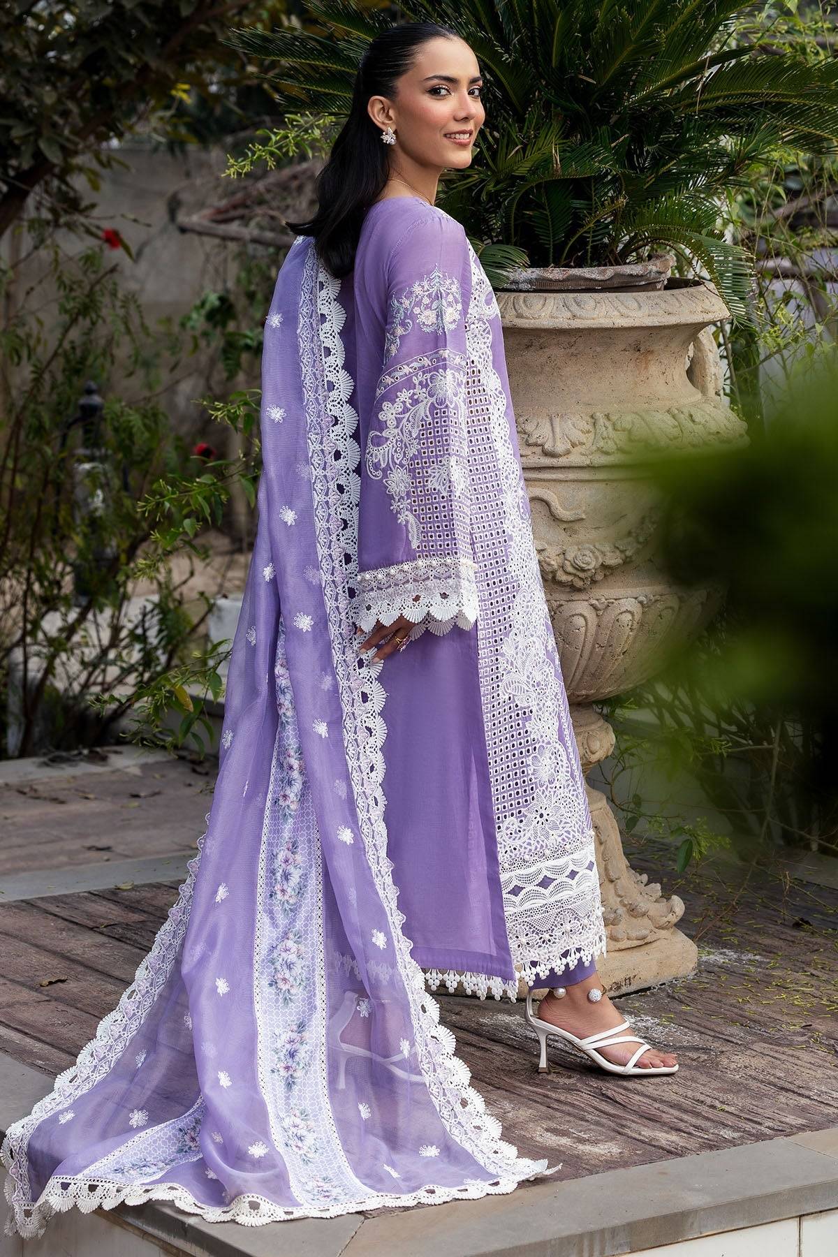 Motifz | Premium Lawn 25 | 5318-ELISE by Maria Faisal - Registered Vendor of : Motifz - type : Ladies Clothes - 100% original wedding dresses