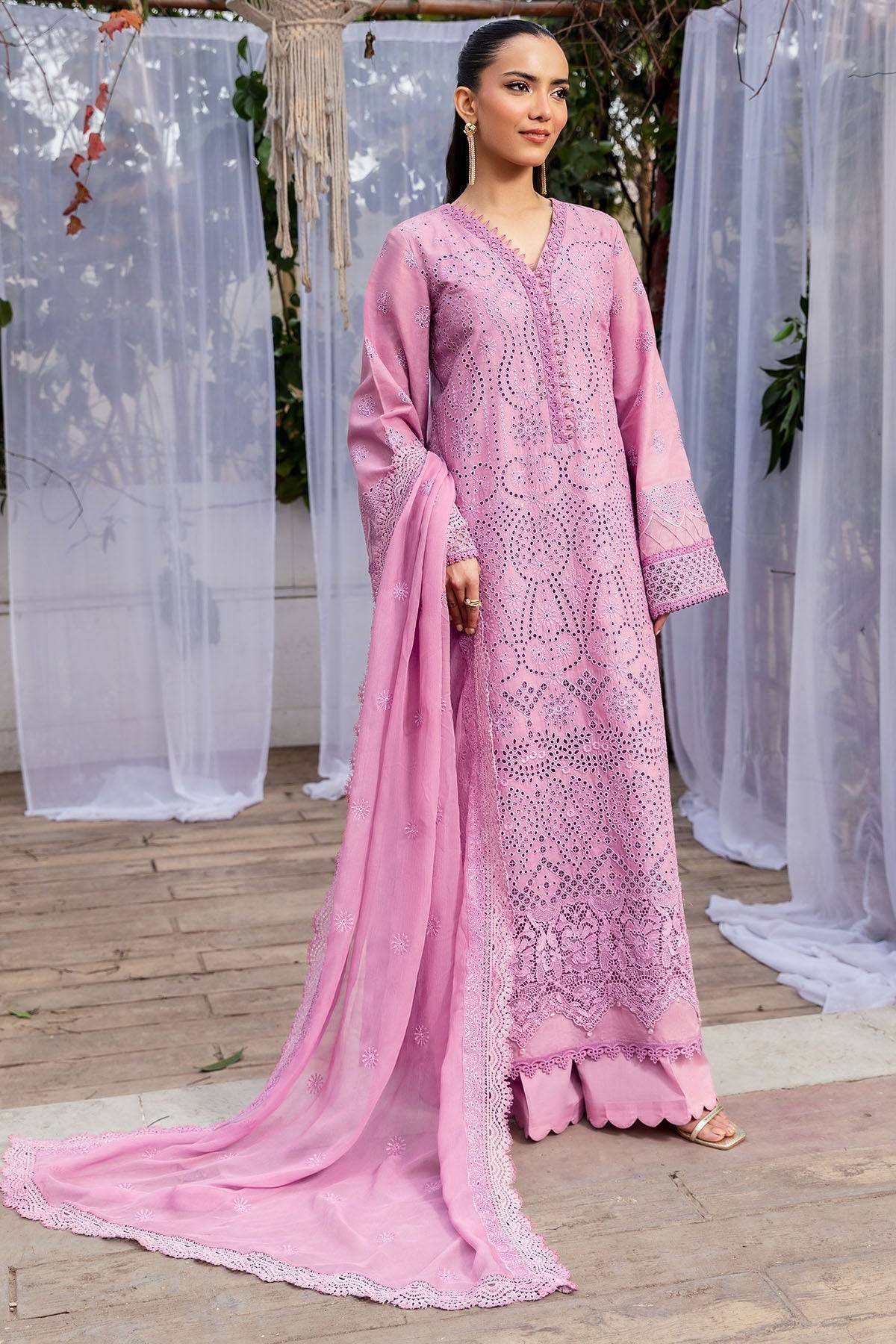 Motifz | Premium Lawn 25 | 5321-CIEL by Maria Faisal - Registered Vendor of : Motifz - type : Ladies Clothes - 100% original wedding dresses