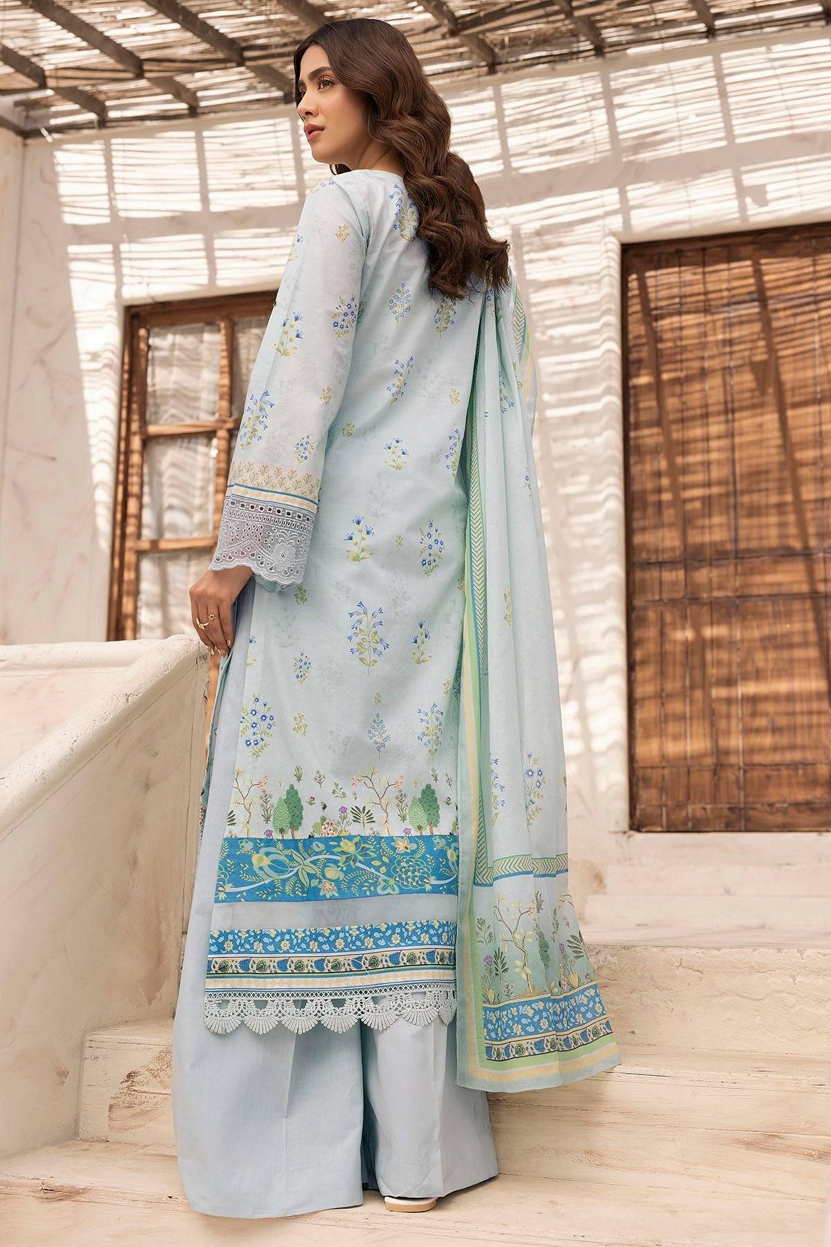 Motifz | Umang Lawn | 5411-SIRA by Maria Faisal - Registered Vendor of : Motifz - type : Ladies Clothes - 100% original wedding dresses
