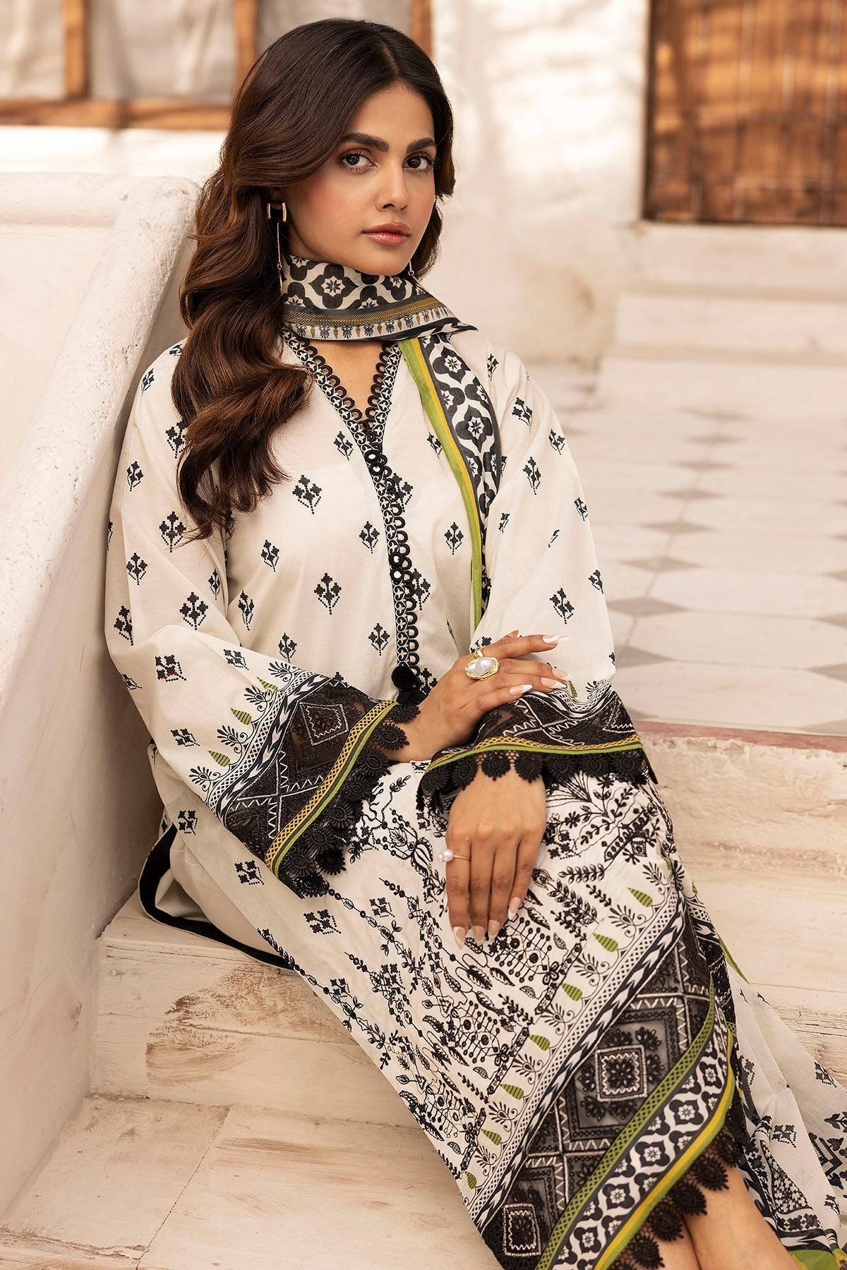 Motifz | Umang Lawn | 5417-SIRAA by Maria Faisal - Registered Vendor of : Motifz - type : Ladies Clothes - 100% original wedding dresses