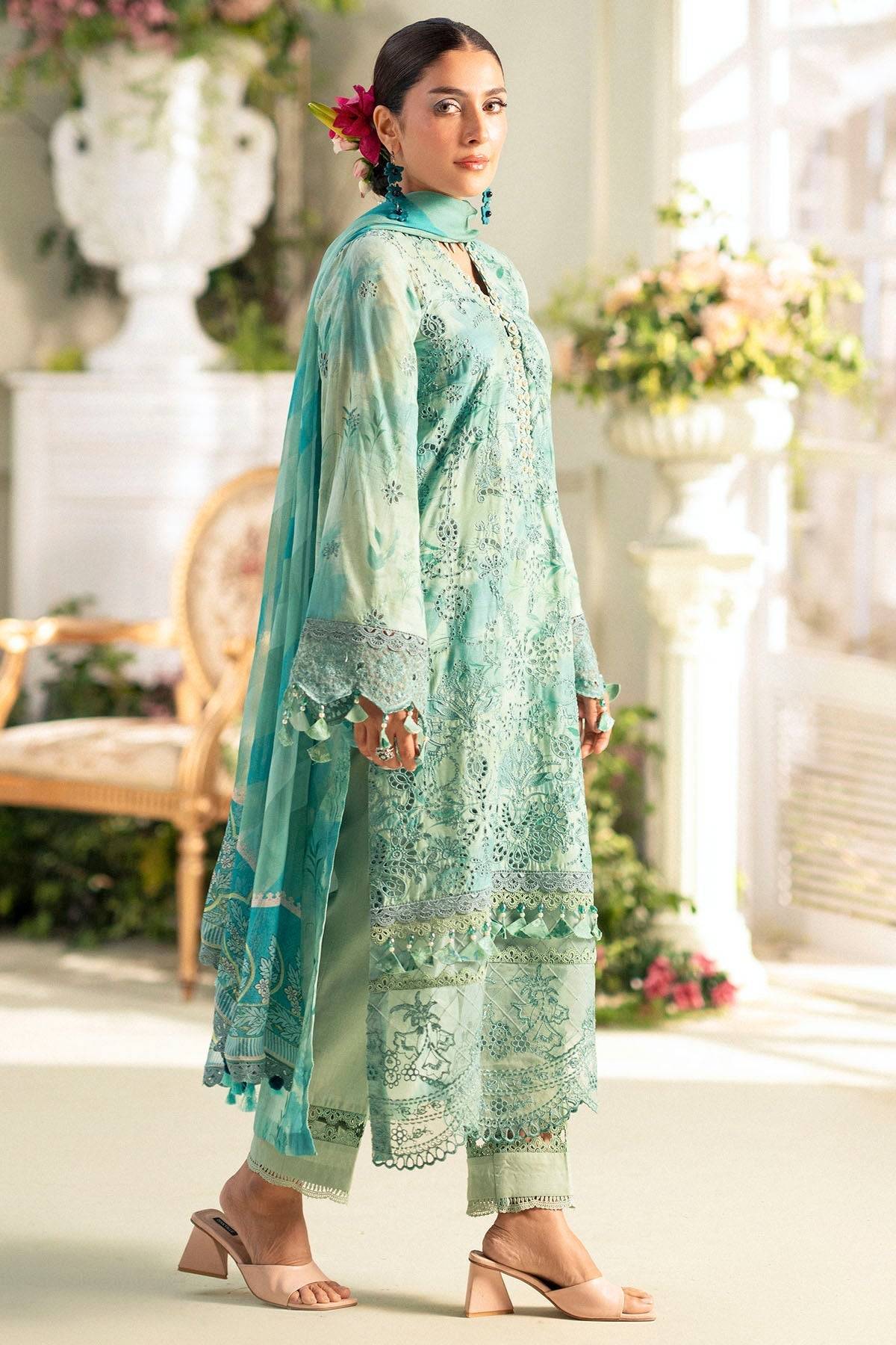 Motifz | Premium Lawn 25 | 5430-IRIS by Maria Faisal - Registered Vendor of : Motifz - type : Ladies Clothes - 100% original wedding dresses