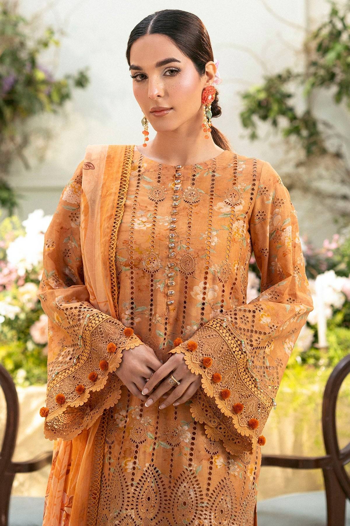 Motifz | Premium Lawn 25 | 5431-BLUEBEELL by Maria Faisal - Registered Vendor of : Motifz - type : Ladies Clothes - 100% original wedding dresses