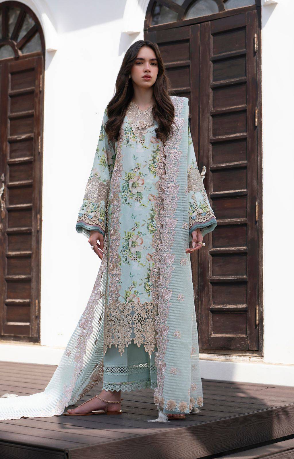 AJR Couture | Printakari Lawn 25 | Myrtle by Maria Faisal - Registered Vendor of : AJR Couture - type : Ladies Clothes - 100% original wedding dresses
