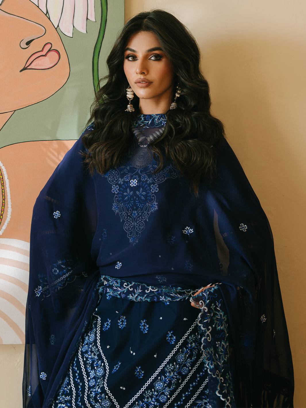 Mahnur | Shanaya Luxury Lawn 25 | Shahmina by Maria Faisal - Registered Vendor of : Mahnur - type : Ladies Clothes - 100% original wedding dresses