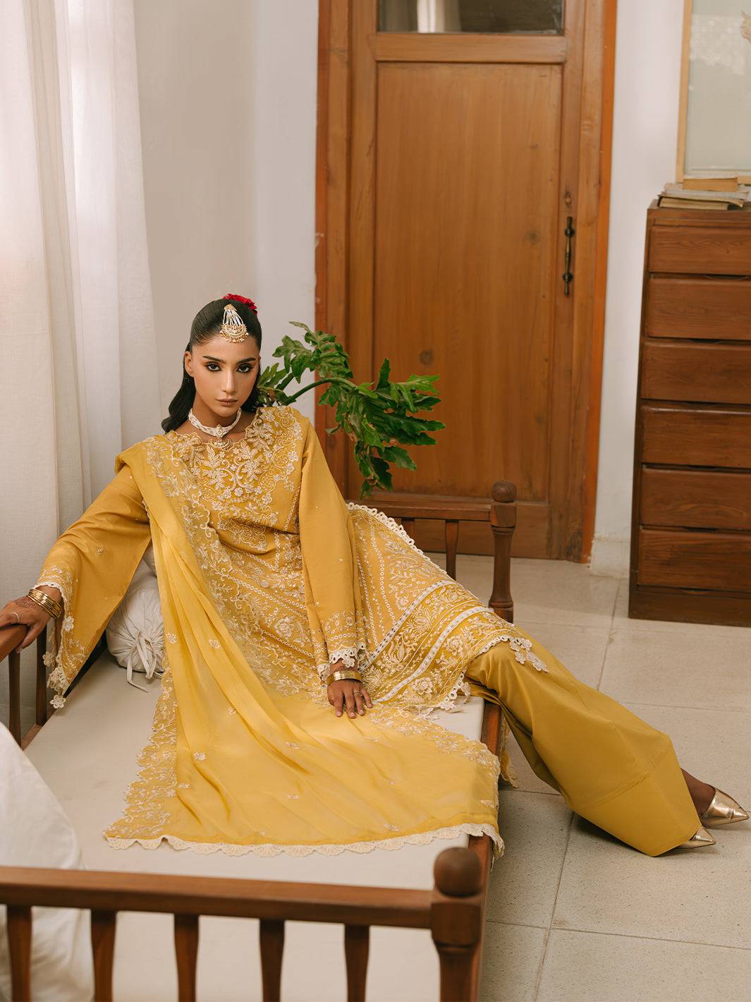 Mahnur | Shanaya Luxury Lawn 25 | Zunaira by Maria Faisal - Registered Vendor of : Mahnur - type : Ladies Clothes - 100% original wedding dresses