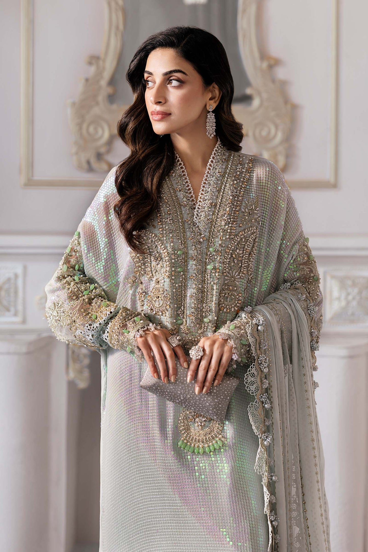Maria B | Mbroidered 2025 | BD-3005 by Maria Faisal - Registered Vendor of : Maria B - type : Ladies Clothes - 100% original wedding dresses