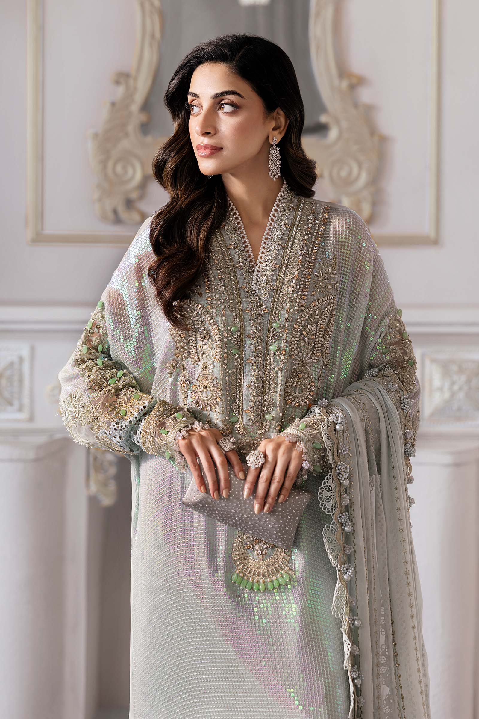 Maria B | Mbroidered 2025 | BD-3005 by Maria Faisal - Registered Vendor of : Maria B - type : Ladies Clothes - 100% original wedding dresses