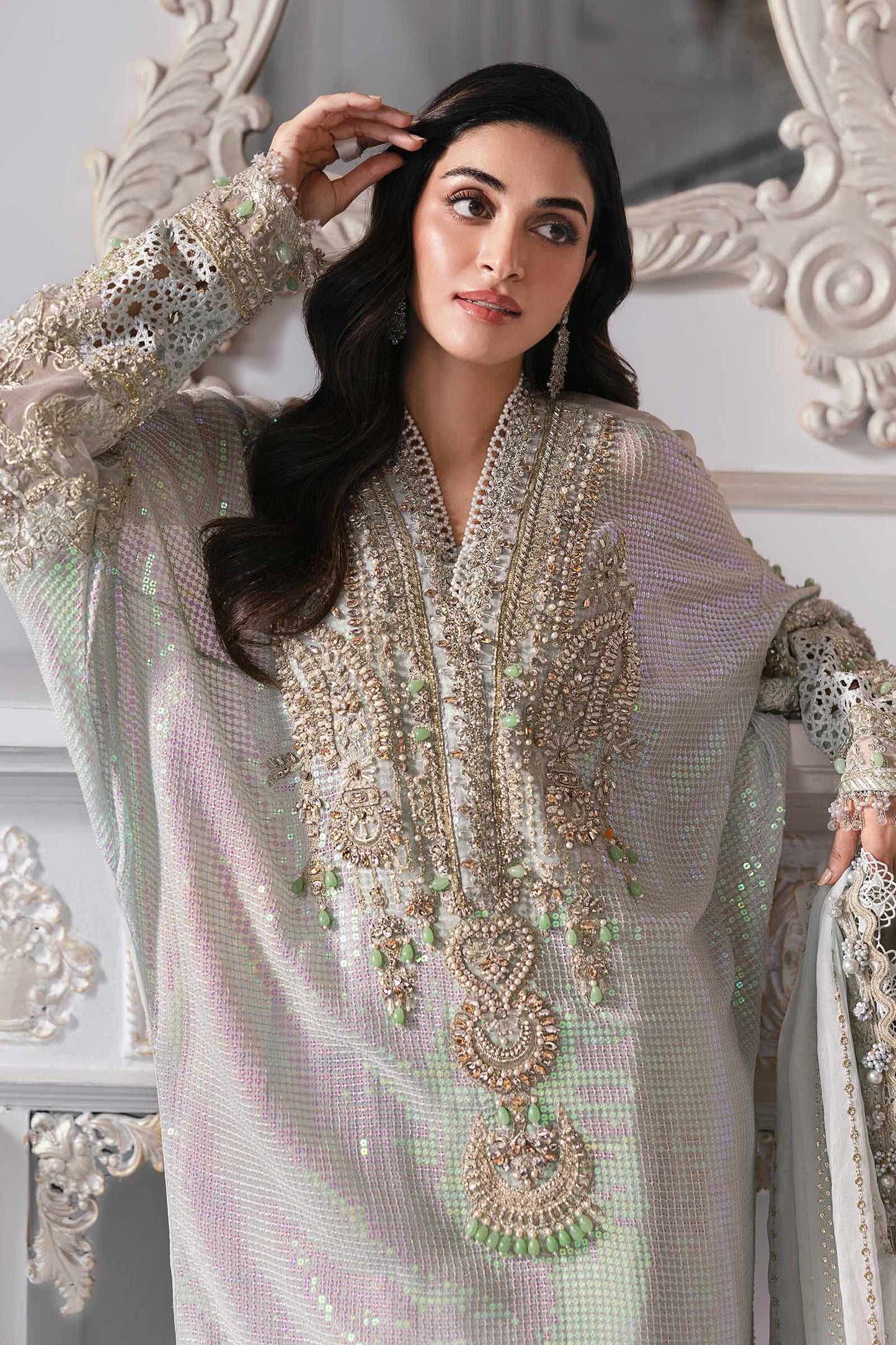 Maria B | Mbroidered 2025 | BD-3005 by Maria Faisal - Registered Vendor of : Maria B - type : Ladies Clothes - 100% original wedding dresses