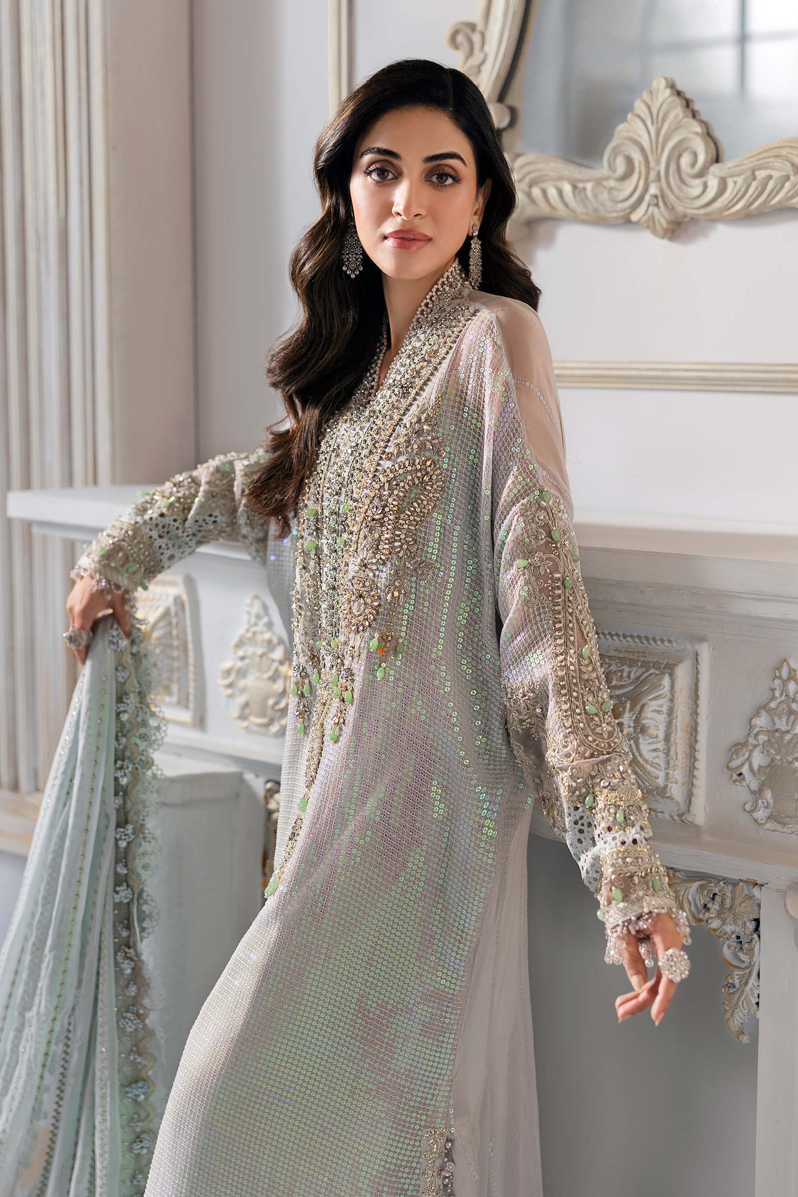 Maria B | Mbroidered 2025 | BD-3005 by Maria Faisal - Registered Vendor of : Maria B - type : Ladies Clothes - 100% original wedding dresses