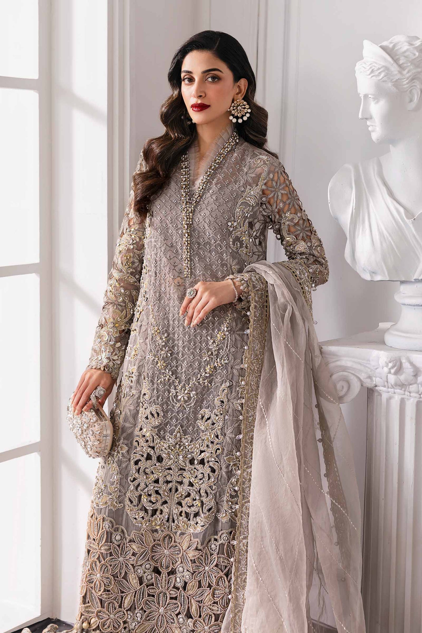 Maria B | Mbroidered 2025 | BD-3006 by Maria Faisal - Registered Vendor of : Maria B - type : Ladies Clothes - 100% original wedding dresses
