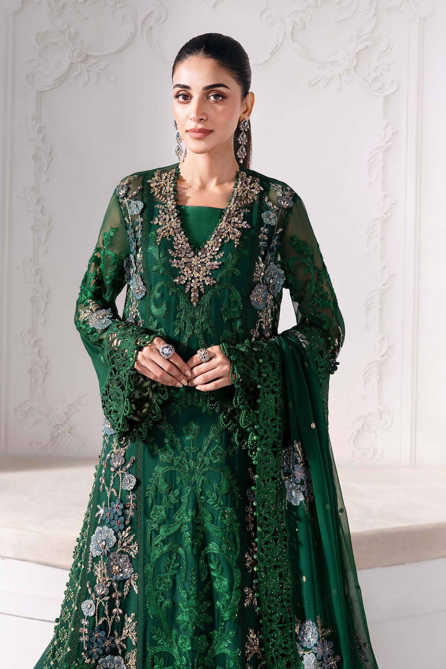 Maria B | Mbroidered 2025 | BD-3008 by Maria Faisal - Registered Vendor of : Maria B - type : Ladies Clothes - 100% original wedding dresses