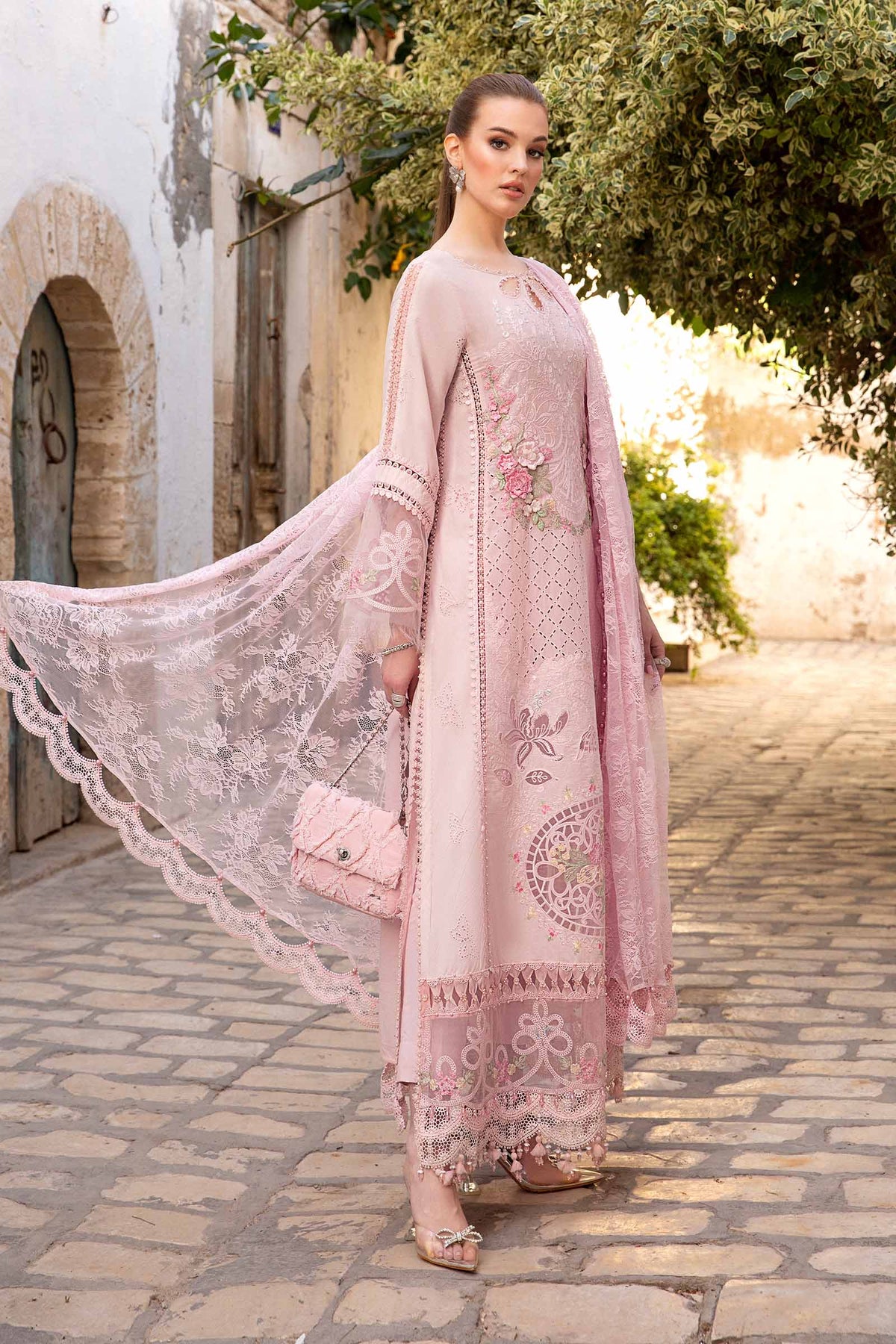 Maria B | Voyage a' Luxe Lawn | D-2411-A - Ladies Clothes - Maria Faisal