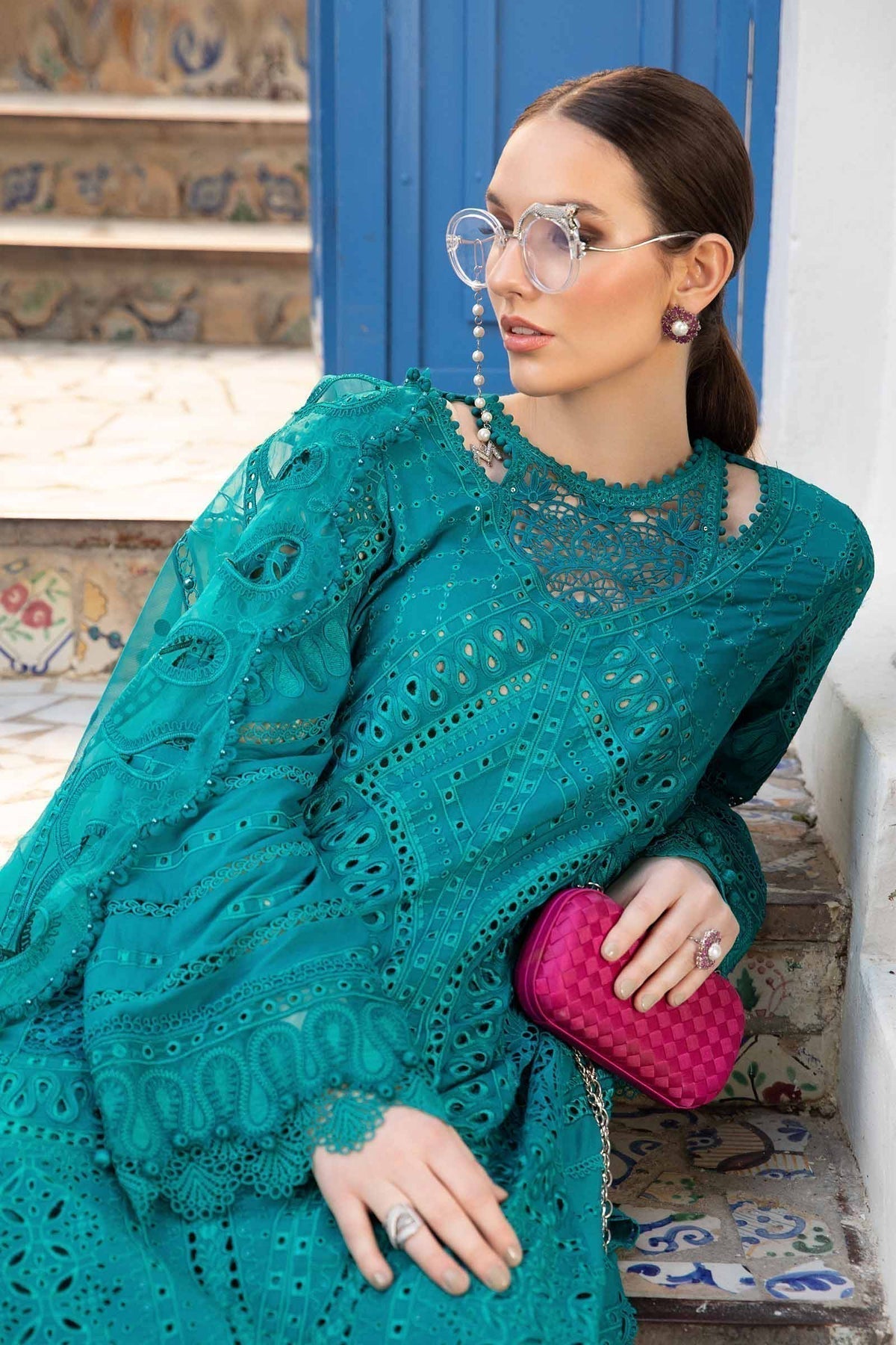 Maria B | Voyage a' Luxe Lawn | D-2402-A - Ladies Clothes - Maria Faisal