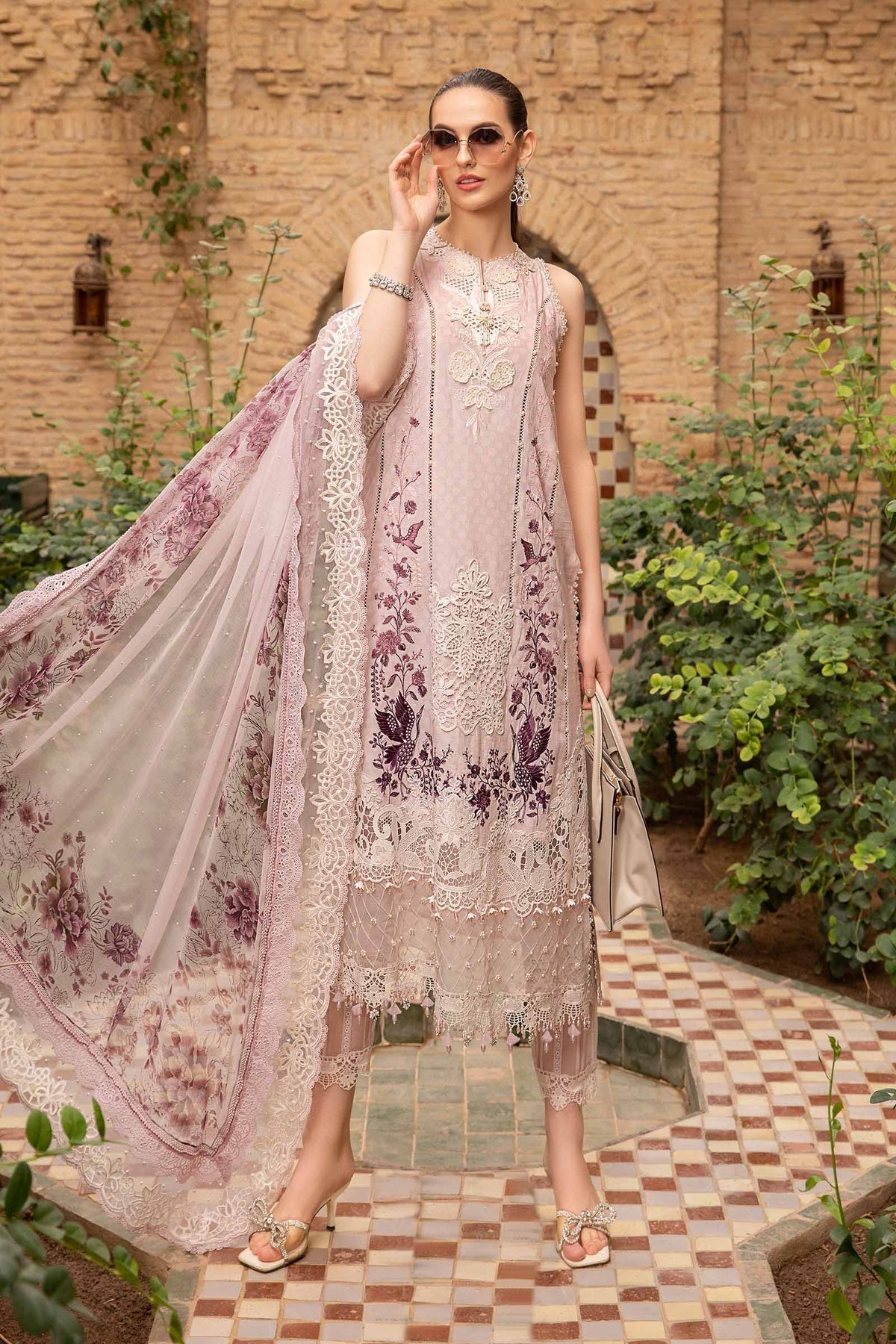 Maria B | Voyage a' Luxe Lawn | D-2414-A - Ladies Clothes - Maria Faisal