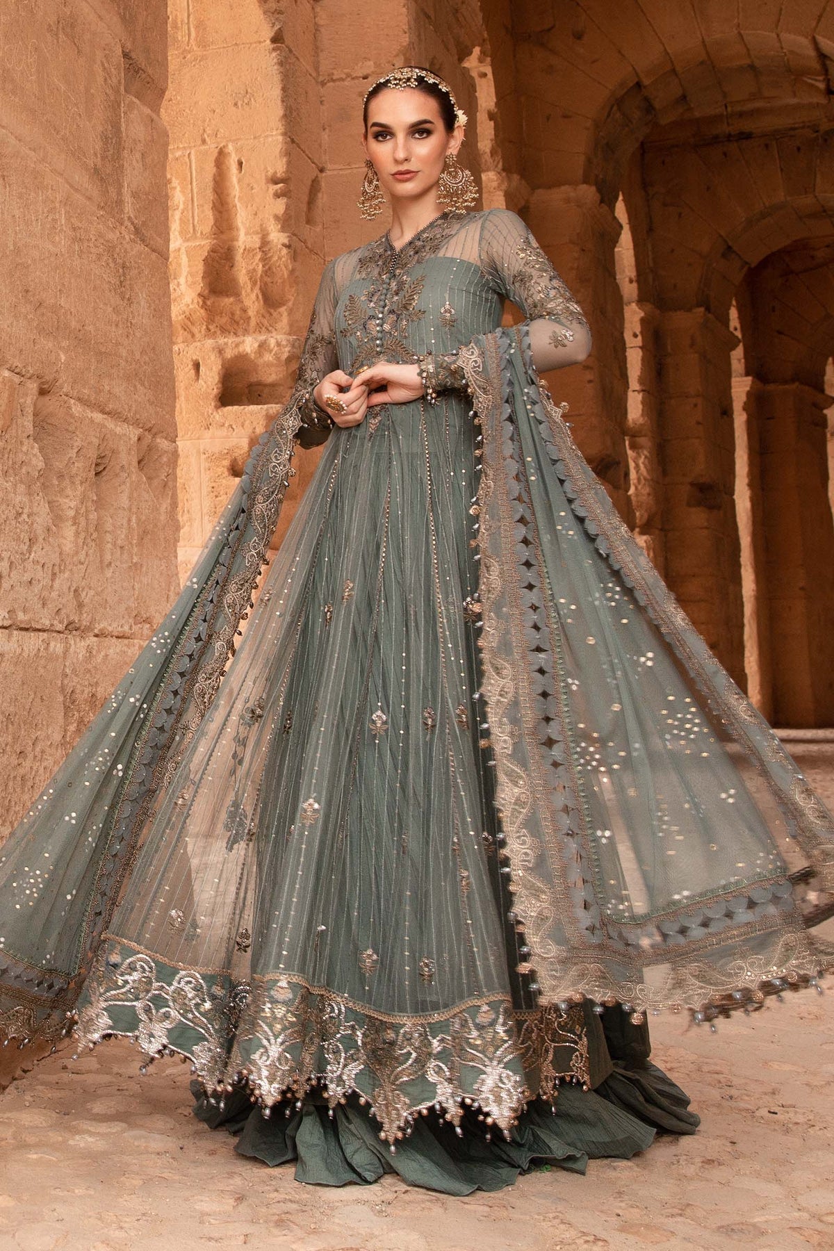 Maria B | Voyage a' Luxe Lawn | D-2403-A - Ladies Clothes - Maria Faisal