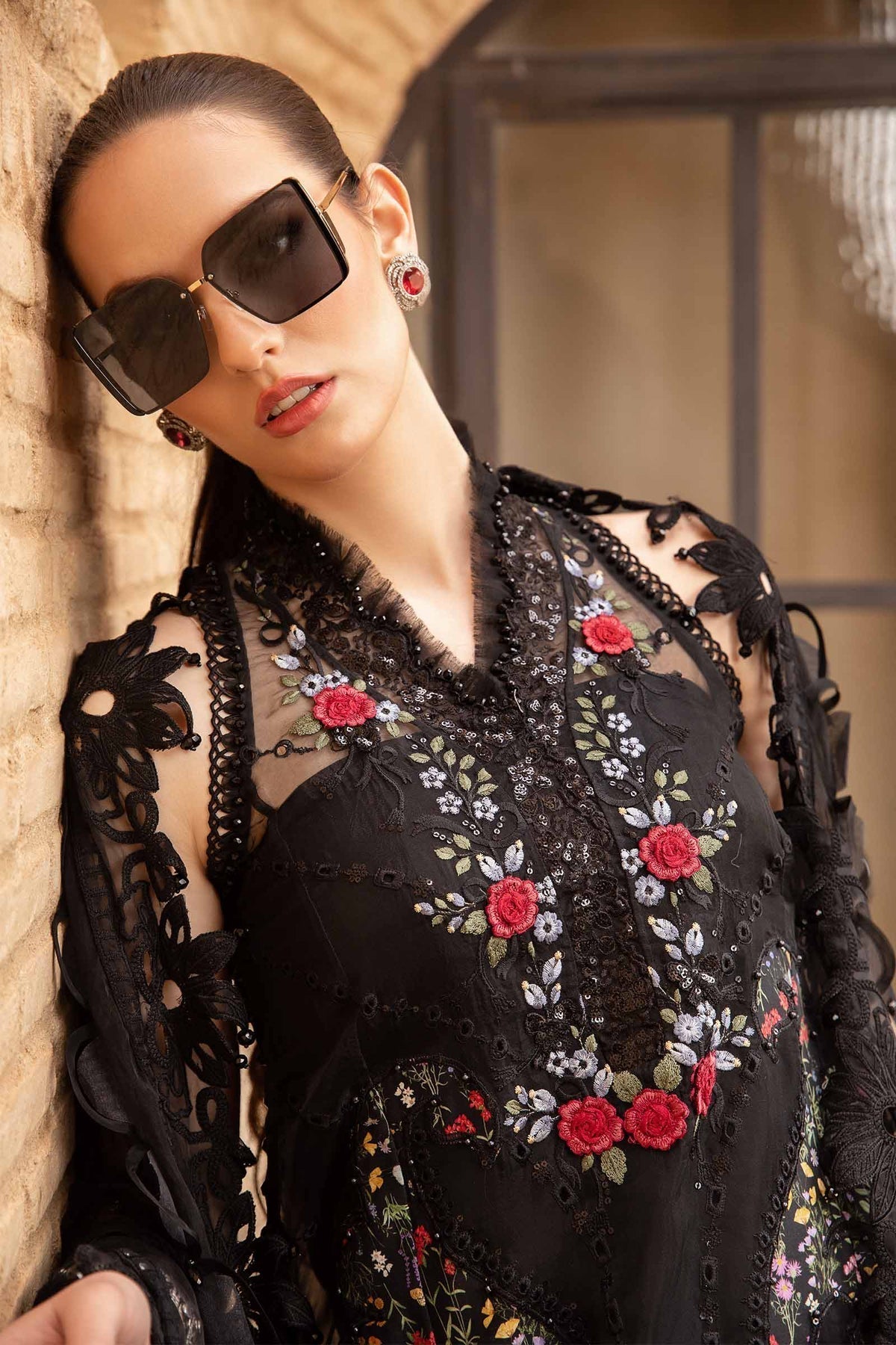 Maria B | Voyage a' Luxe Lawn | D-2405-B - Ladies Clothes - Maria Faisal