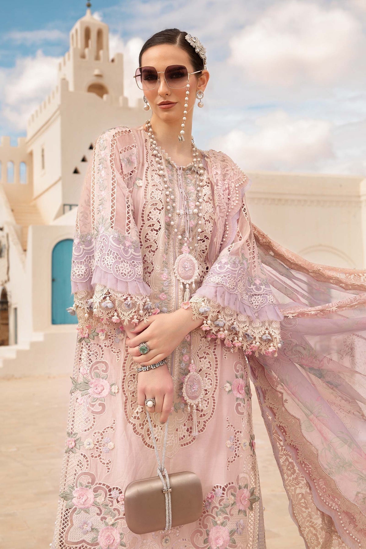 Maria B | Voyage a' Luxe Lawn | D-2406-A - Ladies Clothes - Maria Faisal