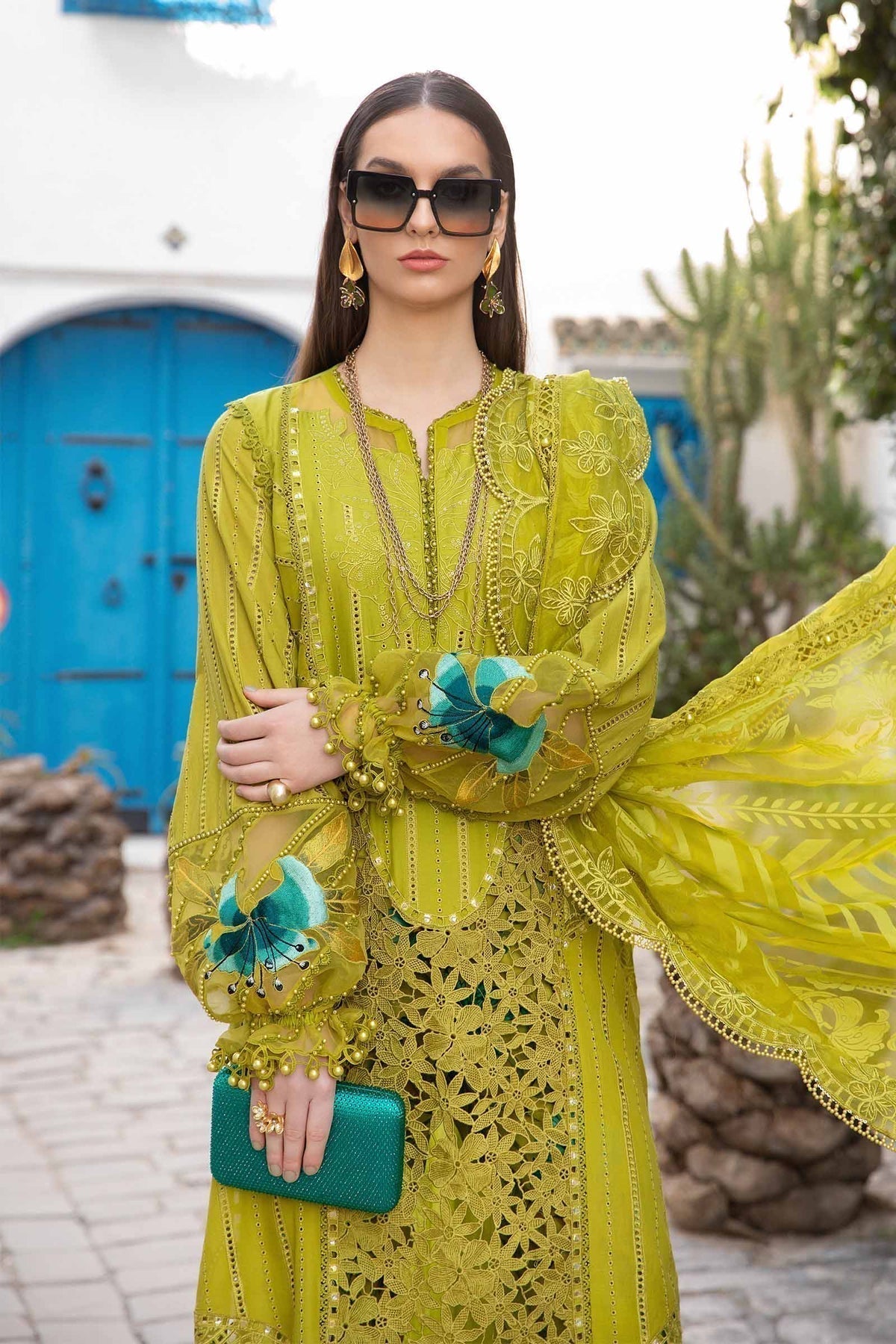 Maria B | Voyage a' Luxe Lawn | D-2408-A - Ladies Clothes - Maria Faisal