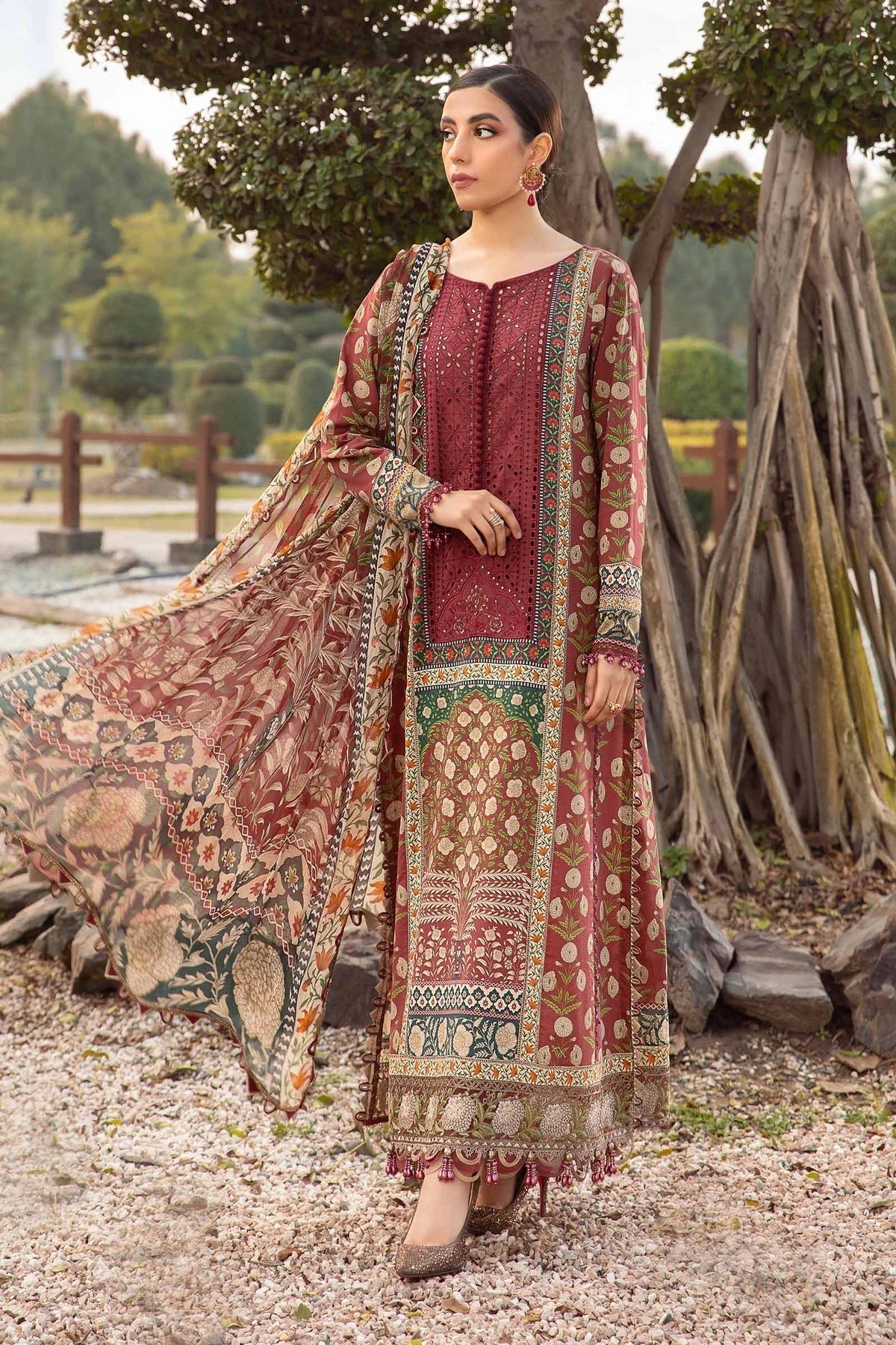 Maria B | M Prints Spring 24 | MPT-2114-B - Ladies Clothes - Maria Faisal