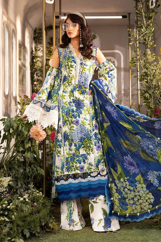 Maria B | M Prints Spring 24 | MPT-2102-B - Ladies Clothes - Maria Faisal